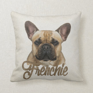 French Bulldog -Frenchie Dog Throw Pillow