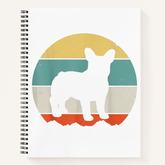 French Bulldog Frenchie Mama Women Dog Lover Gift Notebook (Front)