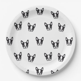French Bulldog / Frenchie paper plate