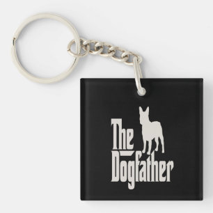 French Bulldog Frenchie The Dog Father Gift Keychain