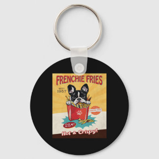 French Bulldog Fries Keychain