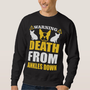 French Bulldog Funny Warning For Dog Lovers Sweatshirt