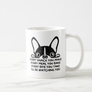 French Bulldog Funny Watching You Snack Parody Coffee Mug
