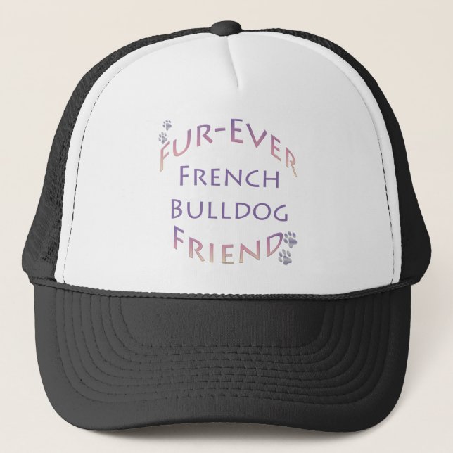French Bulldog Furever Trucker Hat (Front)