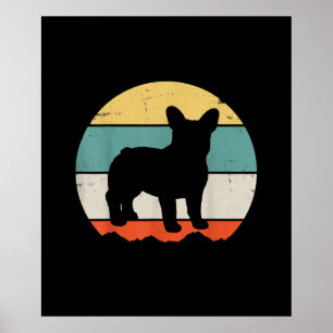 french bulldog   gift girls kids french bulldog poster