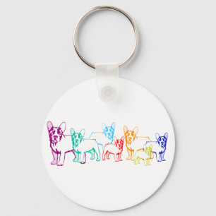 French Bulldog gifts Keychain