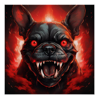 French Bulldog Gone Wrong Poster