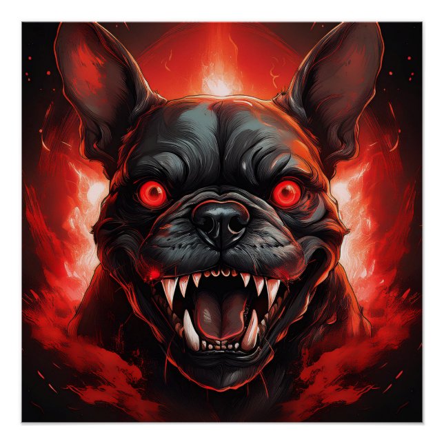 French Bulldog Gone Wrong Poster (Front)