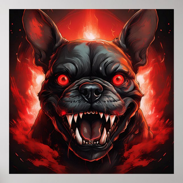 French Bulldog Gone Wrong Poster (Front)