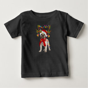 French Bulldog Gorgeous Reindeer Christmas Gift Baby T-Shirt