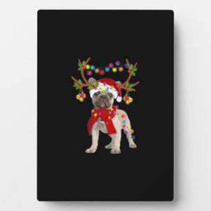 French Bulldog Gorgeous Reindeer Christmas Tree Plaque