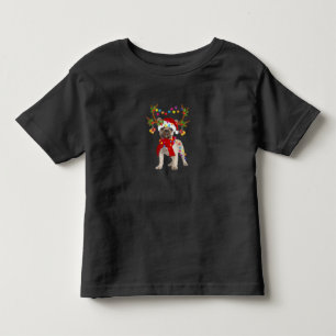 French Bulldog Gorgeous Reindeer Christmas Tree Toddler T-shirt