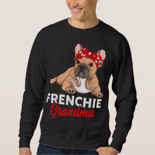 French Bulldog Grandma Frenchie Dog Women Sweatshirt