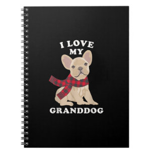 french bulldog grandma xmas gift notebook