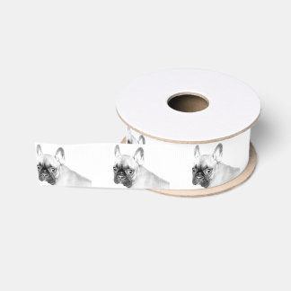 French Bulldog Grosgrain Ribbon