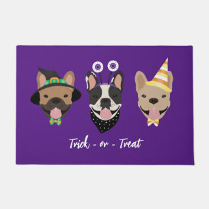 French Bulldog Halloween Costumes Doormat