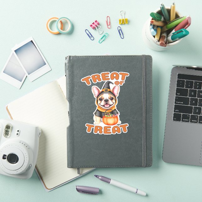 French Bulldog Halloween Dog Costume �Treat or Tre (iPad Cover)