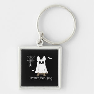French Bulldog Halloween French Boo-Dog Dog Gift Keychain