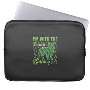 French Bulldog Halloween Macaron Eiffel Tower_1 Laptop Sleeve