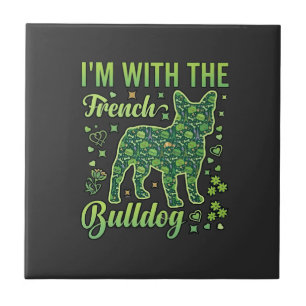 French Bulldog Halloween Macaron Eiffel Tower_1 Tile