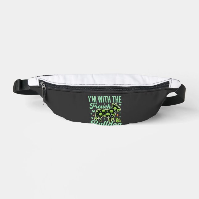 French Bulldog Halloween Pumpkin Pattern Design Fanny Pack (Front)