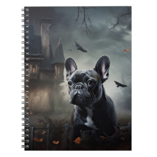 French Bulldog Halloween Scary Notebook