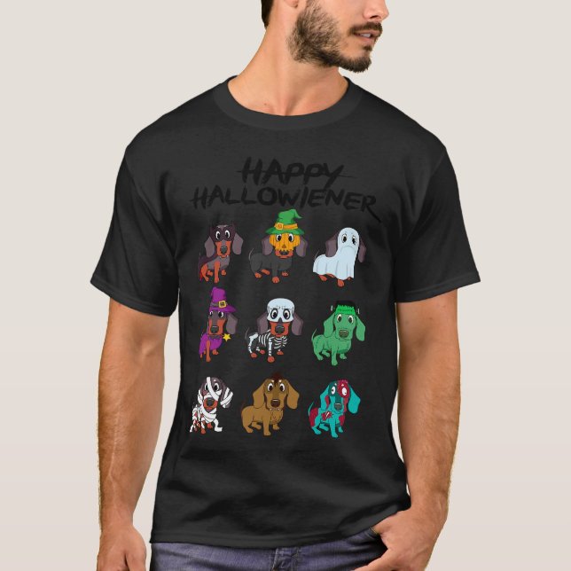 French Bulldog Halloween Witch Mummy Pumpkin Funny T-Shirt (Front)