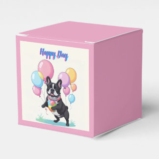 French Bulldog Happy Day Französische Bulldogge  Favor Box