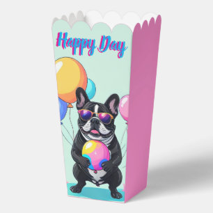 French Bulldog Happy Day Französische Bulldogge Favor Box