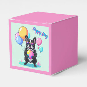 French Bulldog Happy Day Französische Bulldogge  Favor Box