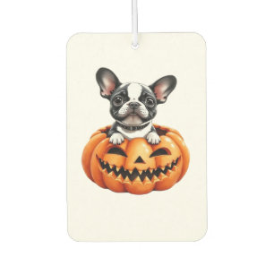 French Bulldog Happy Halloween pumpkin Classic T-S Air Freshener