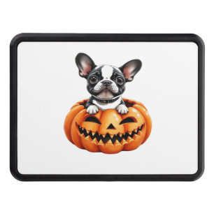 French Bulldog Happy Halloween pumpkin Classic T-S Trailer Hitch Cover