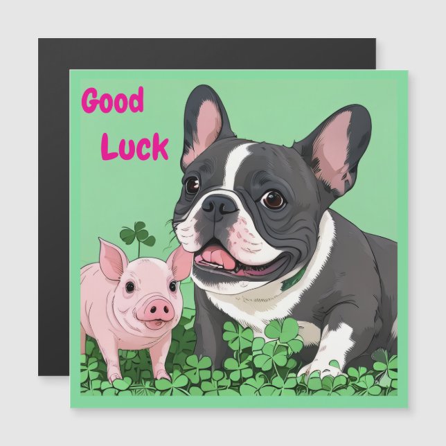 French Bulldog Happy New Year (Front/Back)