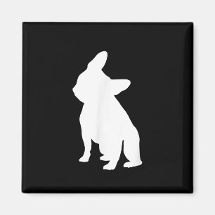 French Bulldog Head Tilt Apparel, Frenchie Head Magnet