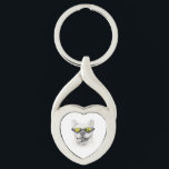 French Bulldog Heart Keychain<br><div class="desc">You decided to get a French Bulldog. This heart-shaped keychain celebrates the unmistakable charm of the breed—bat ears, expressive eyes, and a personality that quickly becomes part of your daily life. Featuring a realistic Frenchie portrait inspired by The Dog You Chose series, this design captures the affection, humor, and quiet...</div>