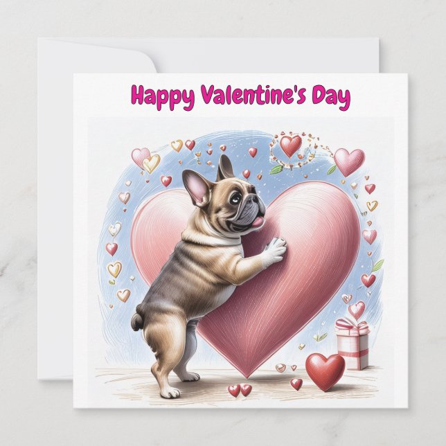 French Bulldog Heart Skip French Bulldog (Front)