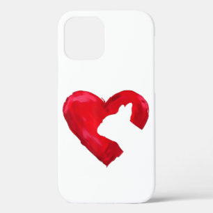 French Bulldog Heart Valentines Day Dog Lover iPhone 12 Case