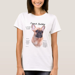 French Bulldog History Design T-Shirt