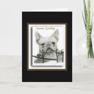 French Bulldog Holiday Card