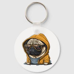 French Bulldog Hoodie Print! Essential T-Shirt Keychain