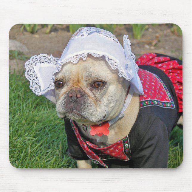 French Bulldog Humour Mouse Pad (Front)