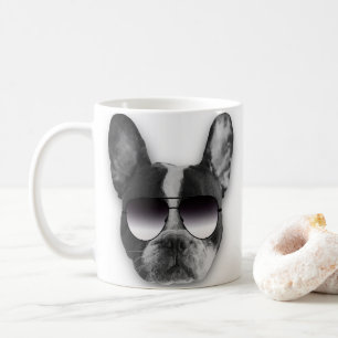 French Bulldog in Sunglasses Coffee Mug