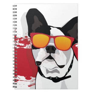 French Bulldog in Sunglasses Notebook