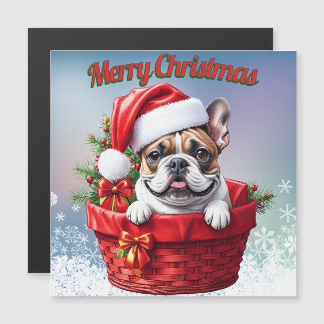 French Bulldog in the basket (Front/Back)