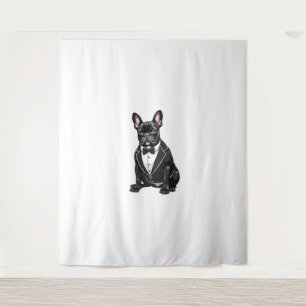 French Bulldog in Tuxedo Tapestry