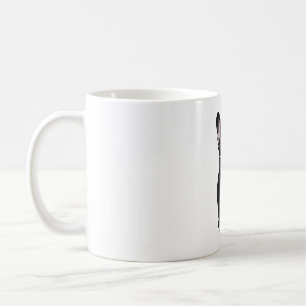 French Bulldog in Tuxedo Wearing Glasses Coffee Mug