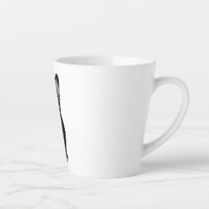 French Bulldog in Tuxedo Wearing Glasses Latte Mug