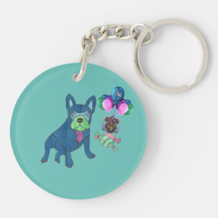 French Bulldog Key Keychain