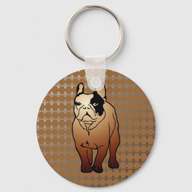 French Bulldog Keychain (Front)