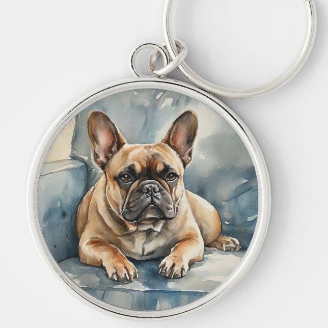 French Bulldog Keychain (Front)